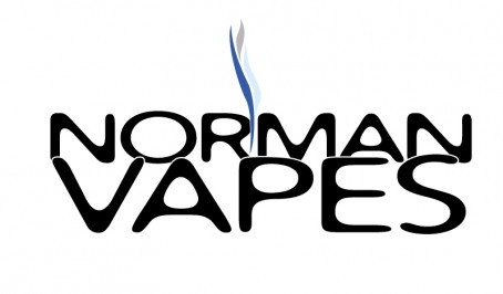 Image of the custom logo designed by Electremedia for Norman Vapes, an e-cig store in Norman, Oklahoma.