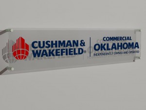 A 3D image of a sign proposed for Commercial Oklahoma.