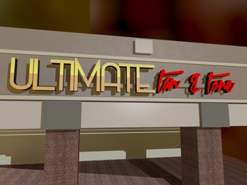 3D image of new sign
